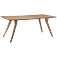 thumbnail image 5 of vidaXL Table à Manger 140x80x76 cm Bois d'Acacia Massif, 5 of 5