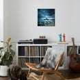 thumbnail image 4 of Art.com Misty Blue Stretched Canvas Print Wall Art by Philippe Sainte-Laudy, 24" x 24", 4 of 4