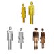 thumbnail image 2 of Hotel Shopping Mall adhesivo HOMBRES MUJERES señal de puerta de baño baño baño WC señal de puerta pegatina placa de puerta 2 piezas Jumpingount JJ22856-01, 2 of 6