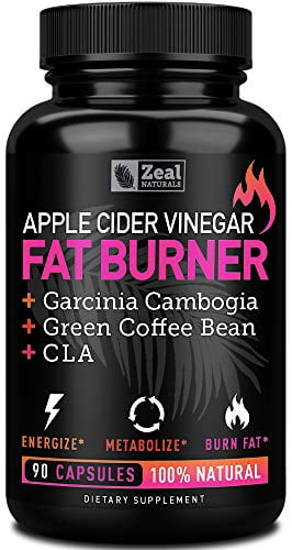 Apple Cider Vinegar Weight Management Pills for Women - Garcinia Cambogia + w. CLA & Green Coffee Bean Green Tea