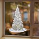 thumbnail image 3 of Pegatina de pared con árboles de Navidad, pegatina para ventana, adornos de cristal de PVC, 3 of 5