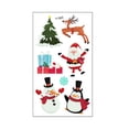 thumbnail image 2 of Fiudx Artículos en oferta con ofertas flash Pegatinas de agua con forma de muñeco de nieve y vela navideña, temáticas de actividad, decoración con velas de humor, pegatinas de agua ultralivianas, peg, 2 of 6
