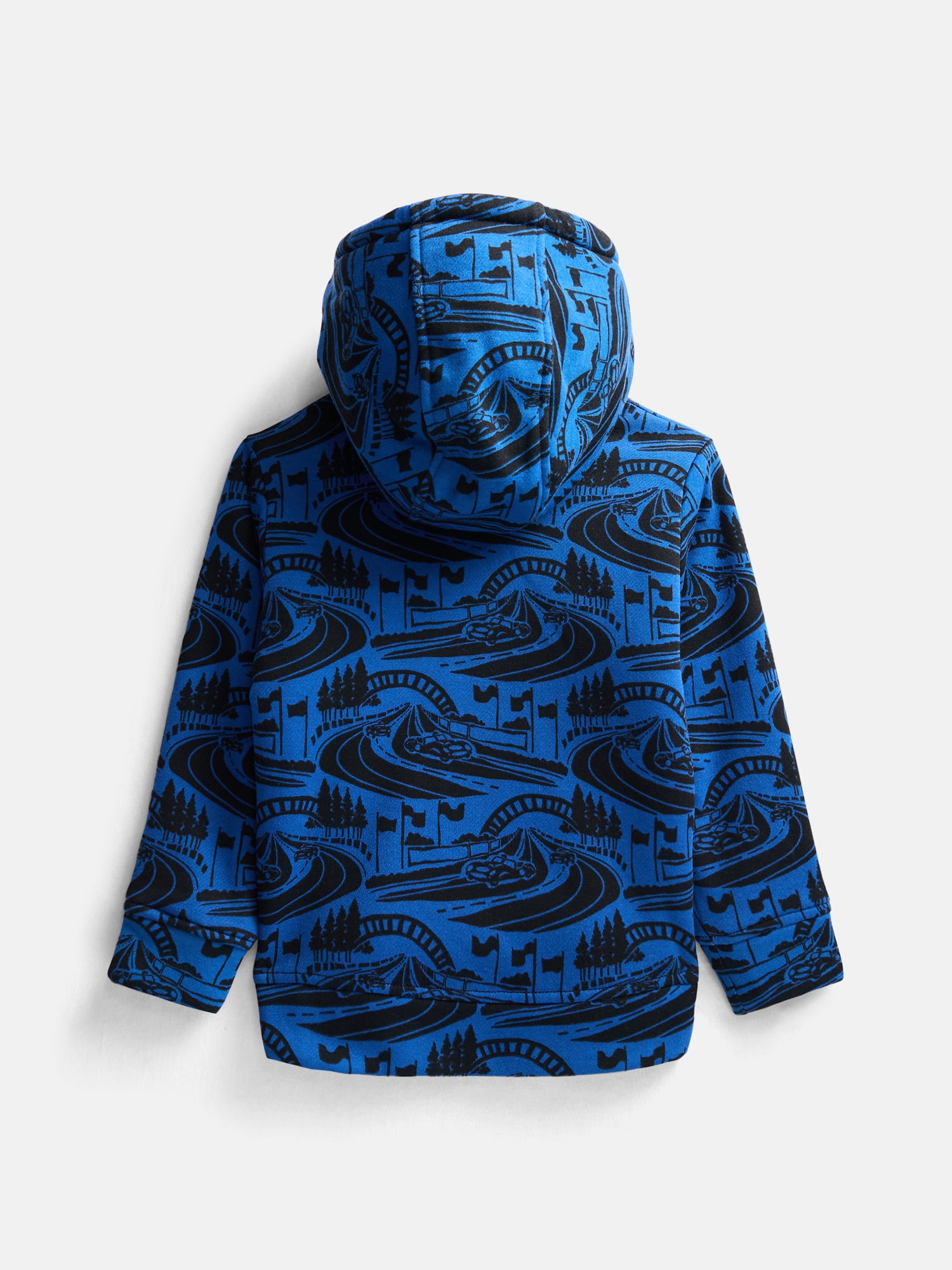 Wonder Nation Toddler Fleece- Lined Zip Hoodie, Sizes 12M-5T