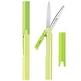 thumbnail image 4 of PLUS Pen Style Compact Twiggy Scissors with Cover 2-Pack Green, 4 of 6