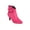 Magenta, variant on Corrine Bootie Short Ankle Boot Low Heel Women's Shoes (Wide Widths Available)