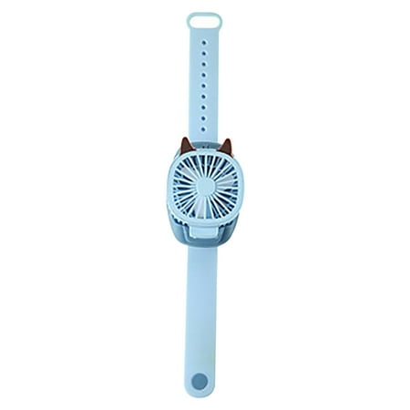 

GiliGiliso Clearance Mini Handheld Portable Fan Ultra-Quiet Third Gear Speed Electric Mini Watch Fan
