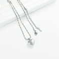 thumbnail image 6 of Small Heart Cremation Urn Necklace for Ashes Stainless Steel Urn Memorial Ash Pendant Keepsake Jewelry for Women Men, 6 of 8