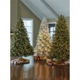 thumbnail image 2 of Árbol de Navidad grande cifrado para el hogar 1,5 metros escena decoración flocado de Navidad verde 1,8/2 metros árbol decorativo, 2 of 5