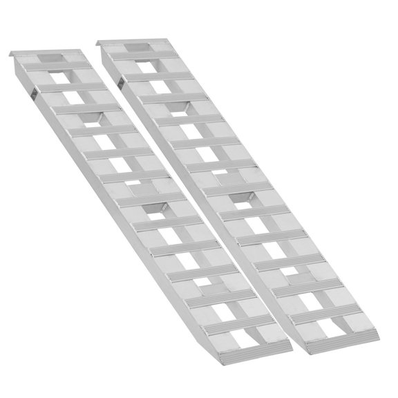 STAWAY 72" x 15" Aluminum Loading Ramps - Heavy Duty 6000 lbs Capacity for ATVs, UTVs, Motorcycles - Lightweight, Anti-Slip Design for Trucks & Trailers