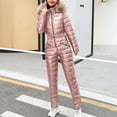 thumbnail image 6 of DUMUIELD Women's Ski Suit One Piece Jumpsuits Waterproof Snowsuits Winter Snow Snowboarding Suits Faux Fur Collar Puffy Coat Jumpsuit, 6 of 6