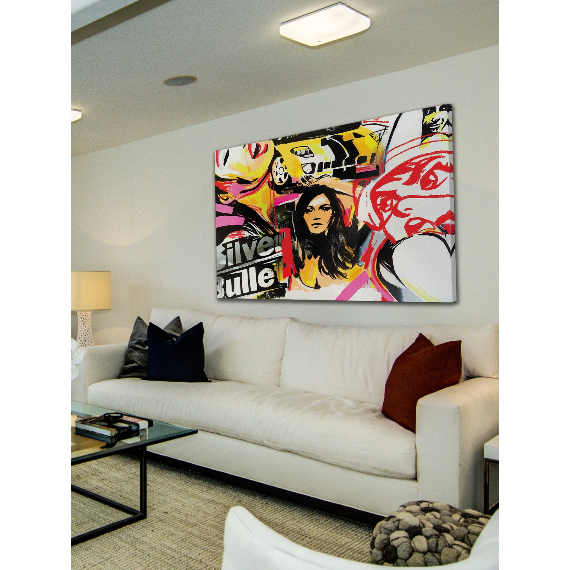 Marmont Hill "Silver" Print on Canvas