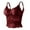 Wine1, variant on yillto Womens Lace Camisole Tops Ruched Tank Racerback Spaghetti Strap Undershirts Cami Bralette