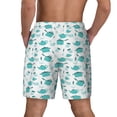 thumbnail image 4 of Uemuo Utensiles Pattern Mens Swim Trunks Quick Dry Board Shorts with Mesh Lining, Stretch Beach Shorts Quick Dry No-Chafing Board Shorts-XX-Large, 4 of 9