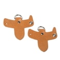 thumbnail image 4 of 2 anillos para correa de bolso, presillas para correa de bolso, hebillas para bolso sin perforaciones Naranja, 4 of 8