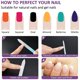 thumbnail image 5 of Dinheiro Lima de uñas de cristal, 3 limas de uñas de cristal para herramienta de manicura de uñas naturales, verde caramelo, rosa caramelo y azul caramelo, 5 of 6
