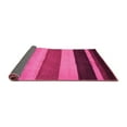 thumbnail image 2 of Ahgly Company Indoor Round Abstract Pink Contemporary Area Rugs, 5' Round, 2 of 4