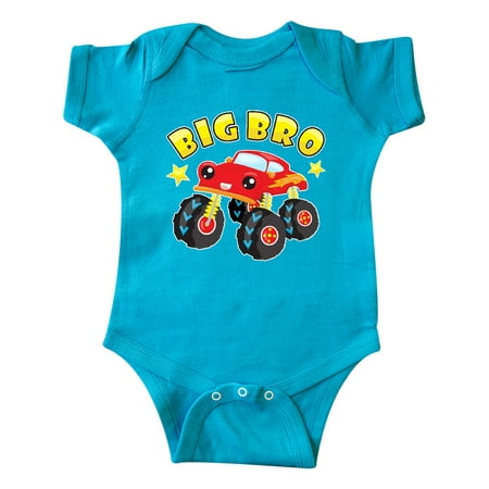 

Inktastic Monster Truck Big Bro Gift Baby Boy Bodysuit