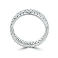 thumbnail image 2 of 3 5/8ct Pave Diamond Eternity Ring 14K White Gold, 2 of 3