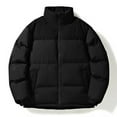 thumbnail image 6 of hoksml Men's Two-Tone Corduroy Down Jacket Winter Stand Collar Zipper Puffer Coat with Pockets for Cold Weather, 6 of 6