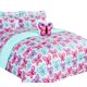 thumbnail image 3 of Juego de cama doble de 6 piezas con diseño de mariposa azul, edredón completo en bolsa con peluche y juego de sábanas a juego para la decoración del dormitorio de los niños., 3 of 6