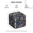 thumbnail image 4 of Kdxio Nautical Print Tissue Box Cover,Square Decorative PU Leather Facial Paper Case Organizer Holder Dispenser for Bathroom,Night Stands,Desk,Car 5.2''X5.2''X5.2'', 4 of 8