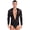 Black, variant on Xnihocha Latin Dance Shirt Bodysuit for Men Deep V Neck Thong Leotard Samba Salsa Tango Dance Top Blue S