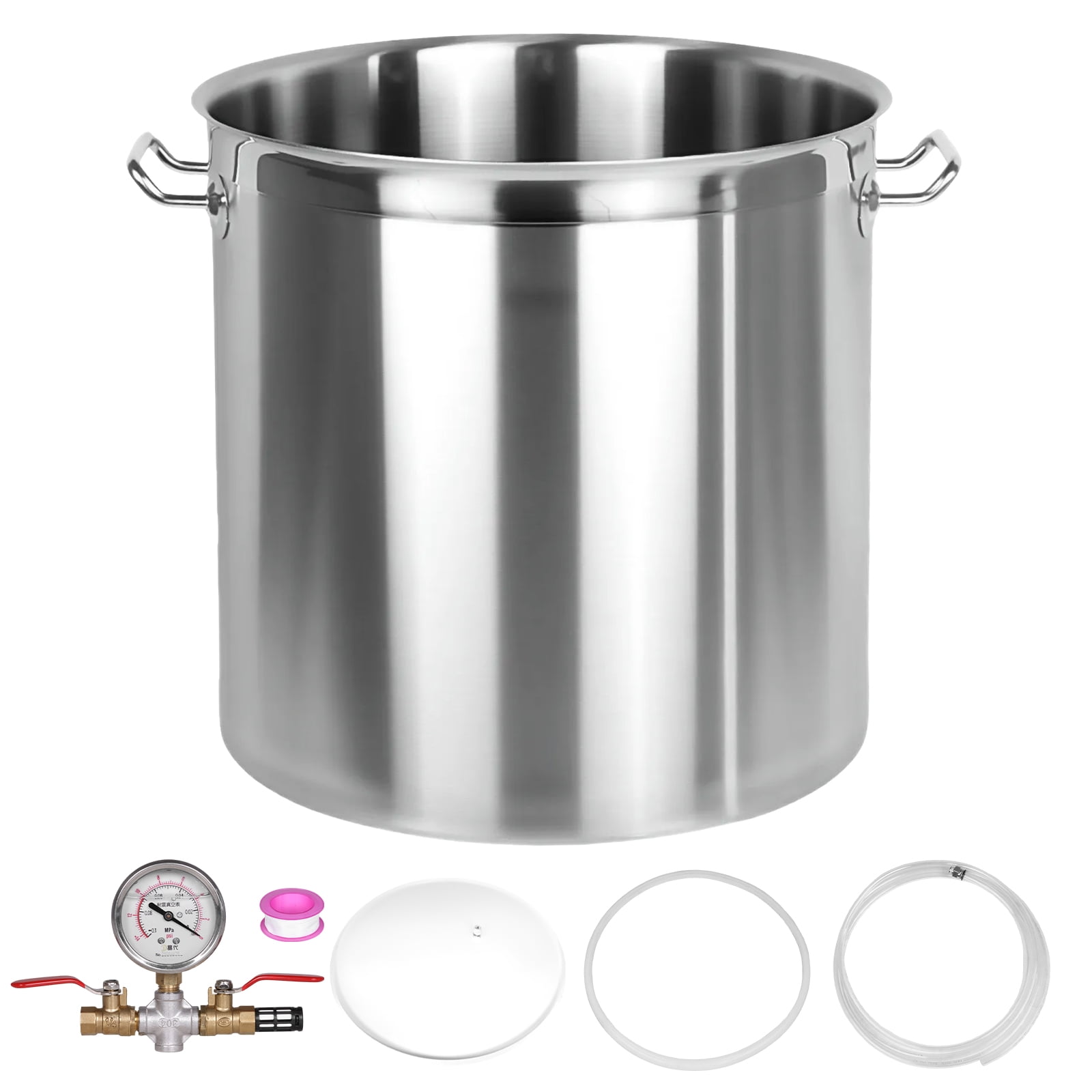 golytefs 304 Stainless Steel Vacuum Chamber for Silicone Epoxy Wood Stabilizing (40*40cm)