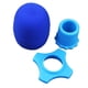 thumbnail image 2 of Protección de micrófono de mano perfke Parabrisas anillo de silicona soporte de manga de varilla inferior Azul, 2 of 9