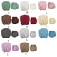 thumbnail image 2 of Yuarrent Paquete de 2 fundas para sillas de oficina, resistentes al desgaste, lavables, estilo Simple Multicolor, para decoración del hogar, funda para Decoración del hogar azul celeste Yuarrent HA011226-09, 2 of 5