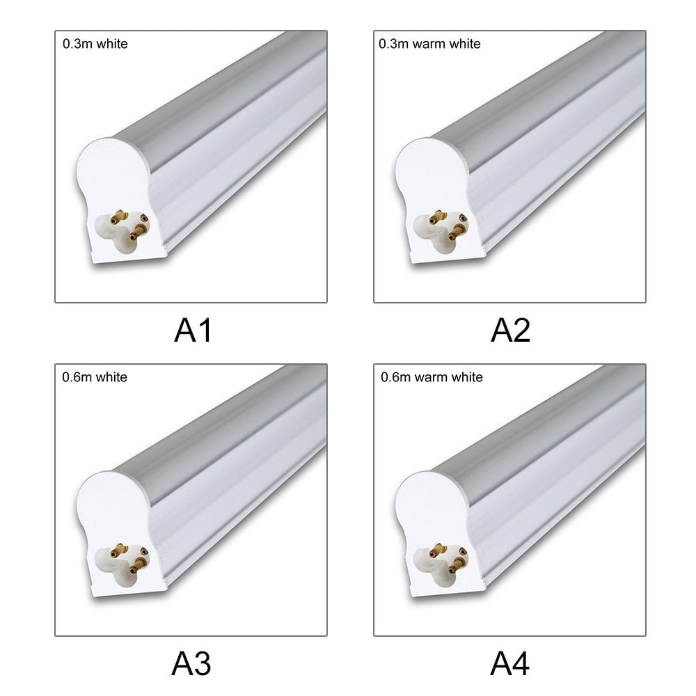 JUNWELL LED Tube T5 Lamp 220V PVC Plastic Fluorescent Light Tube 9W 14W 18W LED Wall Lamp Warm Cold White;LED Tube T5 Lamp 220V Fluorescent Light Tube 9W 14W 18W LED Wall Lamp