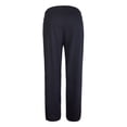 thumbnail image 3 of Sofra Women's Cotton Jersey Pajama Lounge Yoga Pants Black, 3 of 3