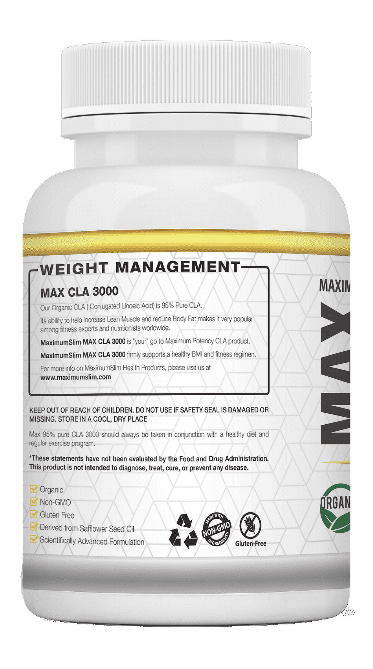 Maximum Slim CLA 3000 Natural Weight Management, 90 Count