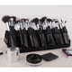 thumbnail image 4 of Juego de brochas de maquillaje MACHAO negras brochas para base en polvo colorete lápiz labial pelo sintético Natural 10 piezas, 4 of 4