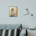 thumbnail image 3 of Stupell Industries Cool Tiger Large Cat Animal Orange Watercolor Painting Framed Giclee Texturized Art by George Dyachenko, 3 of 3