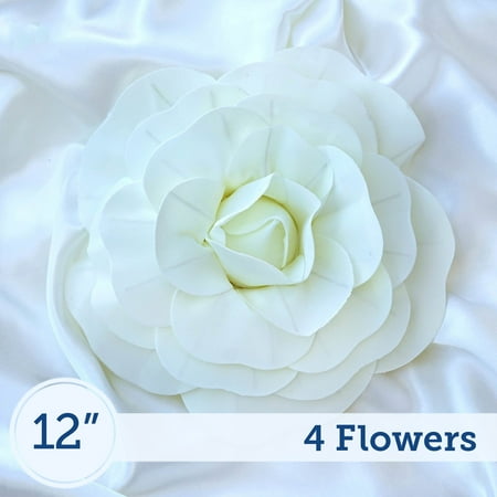 Large Forest Flowers BalsaCircle 4 pcs 12