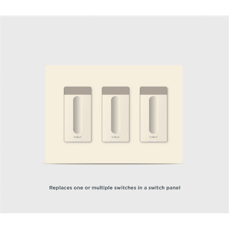 Brilliant - Smart Dimmer Switch - White
