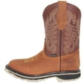 thumbnail image 2 of Men's Leather Square Toe Western Work Boot, 2 of 4