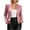 Pink, variant on Women's Double Breasted Blazer Jacket Long Sleeve Slim Fit Cardigan Casual Solid Color Suit Jacket​