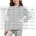 thumbnail image 3 of Vmberlty Hoodies for Girls 2-14 Years Old, Striped Sleeve Pullover Hoodie with Kangaroo Pocket, Loose Drop Shoulder Kids Casual Sport Sweatshirts, 3 of 6