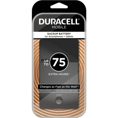 Duracell Mobile PowerPack Plus 10200 mAh Universal Backup Battery for Smartphones, Tablets and Other USB devices