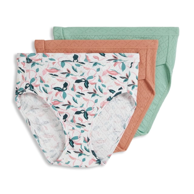 Jockey Elance Breathe Coupe Française pour Femmes - Lot de 3