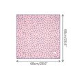 thumbnail image 3 of INSPIRE CHIC Women's Floral Printed 100% Cotton Scarves, Flowers Lace Trim Square Headscarf Neckerchief 26.8"x26.8" Flower-1-Pink, 3 of 6
