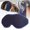 BLUE, variant on 3D Three-Dimensional Breathable Mesh Eye Mask Integrated Nose Wing Light Blocking Nap 0 Pressure Rebound Memory Foam Sleep Eye Protection Mask