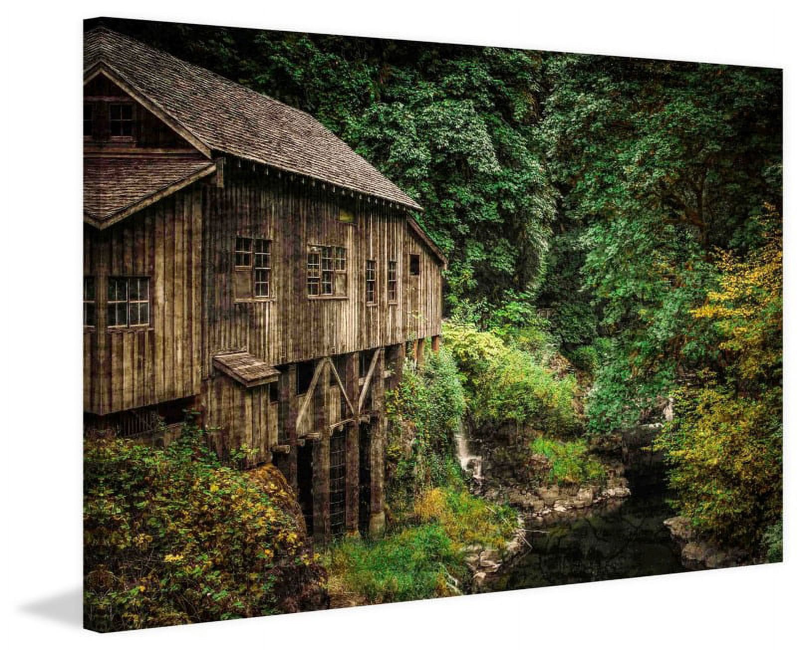Marmont Hill "Cedar Creek Grist Mill" Painting Print on Canvas