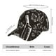 thumbnail image 2 of Fotbe Wine Seamless Gorro Clásico de Béisbol, Gorra Ajustable con Broche Snapback, Gorro de Exterior de Algodón Suave, 2 of 6