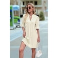 thumbnail image 6 of Summer Dresses for Women V Neck Short Sleeve Casual Shift Dress Light XL, 6 of 9