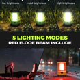 thumbnail image 2 of Linterna para camping elesall 3000 lm recargable e impermeable, 2 of 7