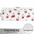thumbnail image 5 of Kitchen Rugs Sets Of 2,White Christmas Santa Pattern Anti Fatigue Kitchen Mat Rugs Non Slip Washable,Decorative Kitchen Floor Mats for Kitchen,Sink,Laundry,17"X47", 5 of 5