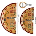 thumbnail image 4 of FMSHPON Cinco De Mayo Guitar Xmas Christmas Tree Skirt Stand Mat for Holiday Party Decoration Indoor Outdoor 36 inches, 4 of 6