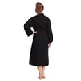 thumbnail image 6 of Women's Long Kimono Waffle Spa Bathrobe - Luxurious, Airy, and Absorbent, 6 of 7